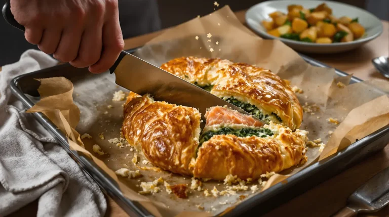 Goudbruin en boterzacht: zo maak ik de lekkerste zalm in bladerdeeg uit de oven Goudbruin en boterzacht: zo maak ik de lekkerste zalm in bladerdeeg uit de oven
