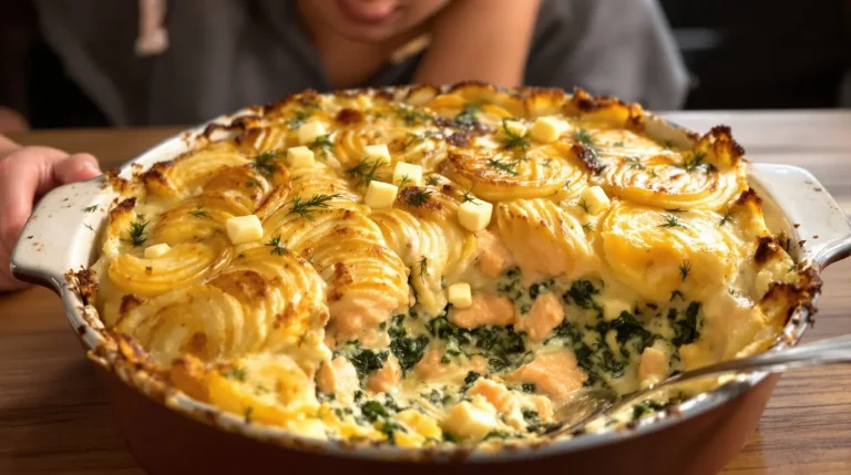 Makkelijker wordt het niet: zo maak je een heerlijke ovenschotel met zalm en spinazie Makkelijker wordt het niet: zo maak je een heerlijke ovenschotel met zalm en spinazie
